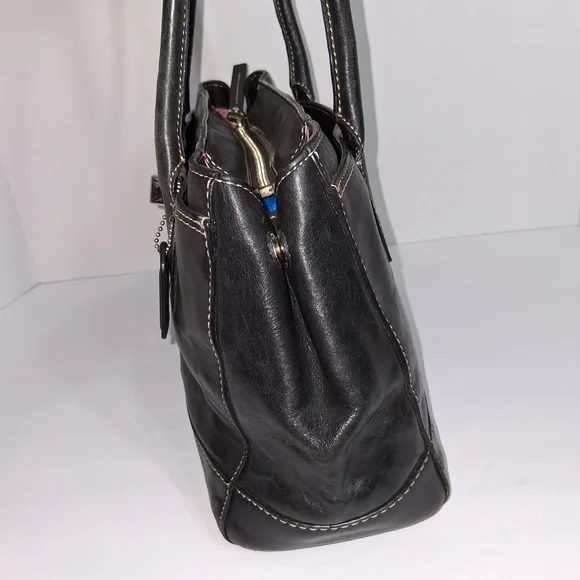 Coach Black Satchel Bag - Picture 8 of 14